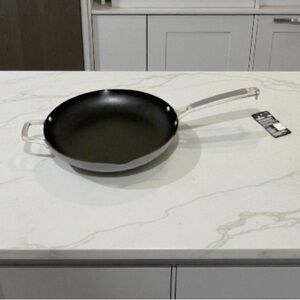 NWT Calphalon Easy Black Cookware Versatile Skillet 12” w side spouts